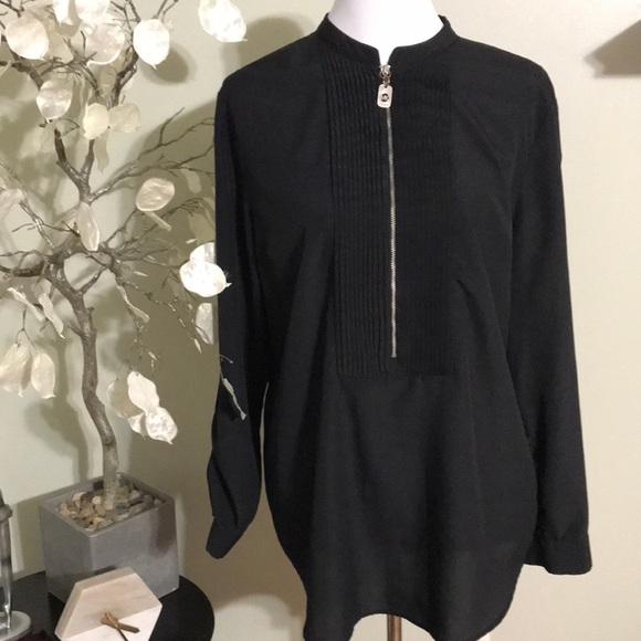 Michael Kors Tops - MICHAEL KORS BLACK BLOUSE